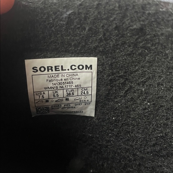 NWOT Sorel Caribou Blue Waterproof Boots. Size 7.5 - Picture 6 of 6